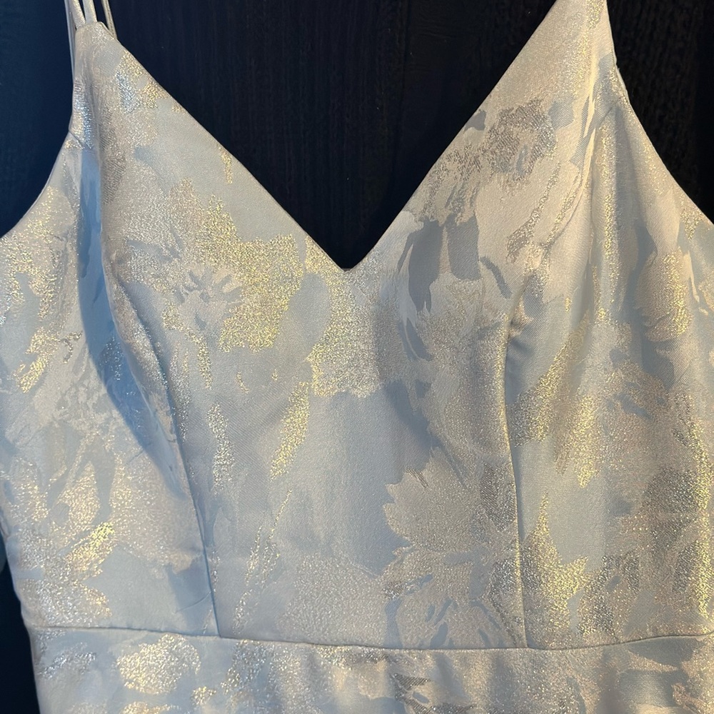Blue prom dress